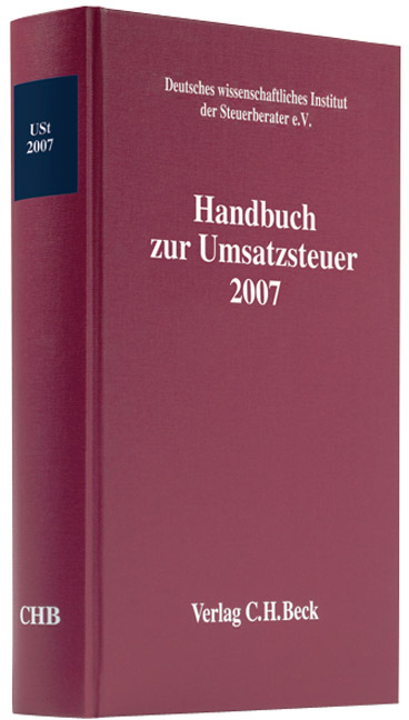 Handbuch zur Umsatzsteuer 2007