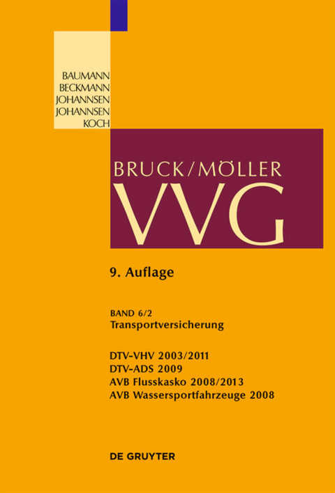 VVG / Transportversicherung §§ 130-141 - 