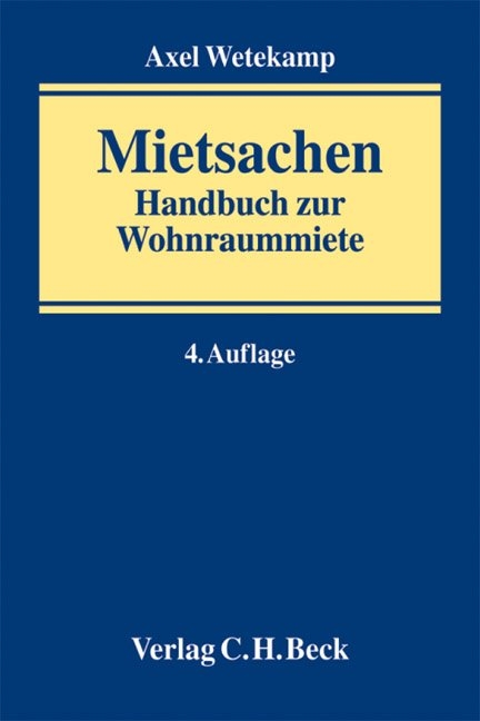 Mietsachen - Axel Wetekamp