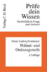 Polizei- und Ordnungsrecht - Franz-Ludwig Knemeyer