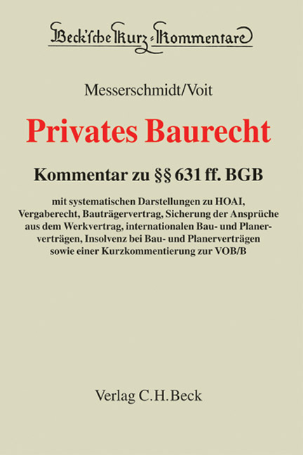 Privates Baurecht - 