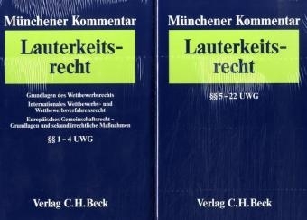 Münchener Kommentar zum Lauterkeitsrecht (UWG)  Gesamtwerk