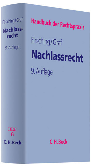 Nachlassrecht - Hans Lothar Graf