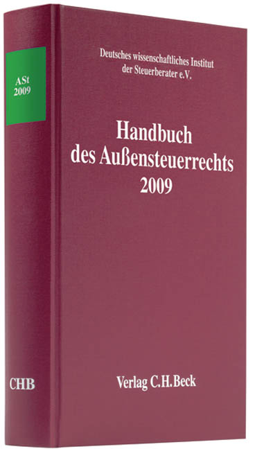 Handbuch des Außensteuerrechts 2009