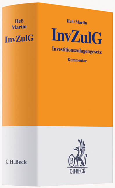 Investitionszulagengesetz - Ines Heß, Sascha Martin