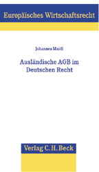 Ausländische AGB im deutschen Recht - Johannes Maidl