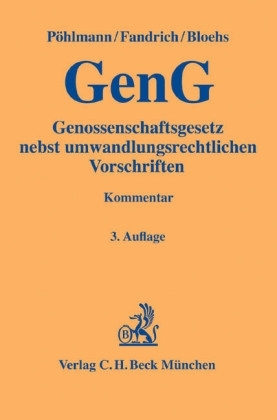 Genossenschaftsgesetz - Eduard Hettrich, Peter Pöhlmann