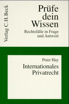 Internationales Privatrecht - Peter Hay