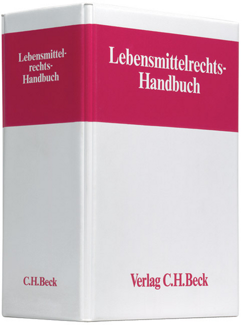 Lebensmittelrechts-Handbuch - 