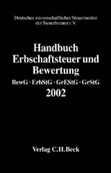 Handbuch Erbschaftsteuer und Bewertung 2002