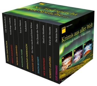 ADAC Hörbuch-Edition Box - Simon Beckett, Magdalen Nabb, Arnaldur Indridason, Zoë Ferraris, Polina Daschkowa, Keigo Higashino, Patricia Cornwell, Maggie Groff, Nick Brownlee, Roberto Ampuero