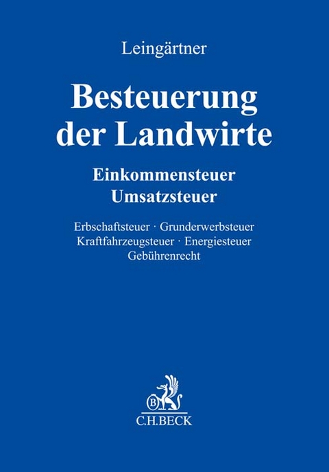 Besteuerung der Landwirte - Hans-Joachim W. Kanzler, Horst G. Zaisch, Michael Wendt, Walter Stalbold, Ralf Stephany, Arno Ruffer, Toni Kreckl, Meinhard Wittwer, Marcel Krumm, Roland Krüger, Harald Jatzke, Stephan Geserich, Bernhard Billermann, Udo Schigulski