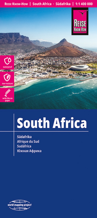 Reise Know-How Landkarte Südafrika / South Africa (1:1.400.000) - Reise Know-How Verlag Peter Rump GmbH