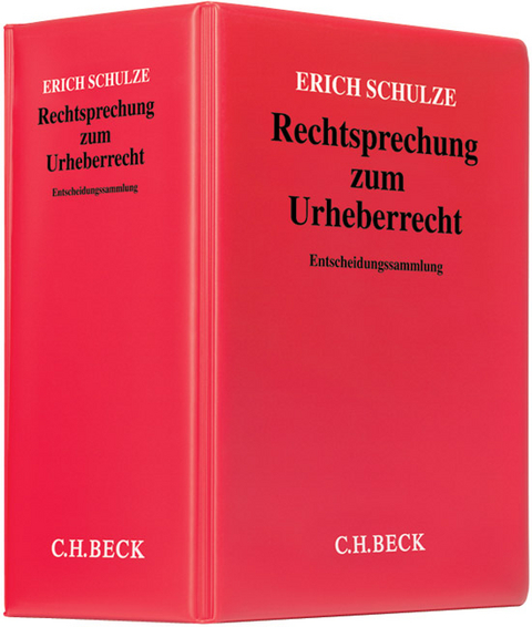 Rechtsprechung zum Urheberrecht. Loseblatt-Entscheidungssammlung mit Anmerkungen, Rechtsstand: April 2006 / Rechtsprechung zum Urheberrecht - 