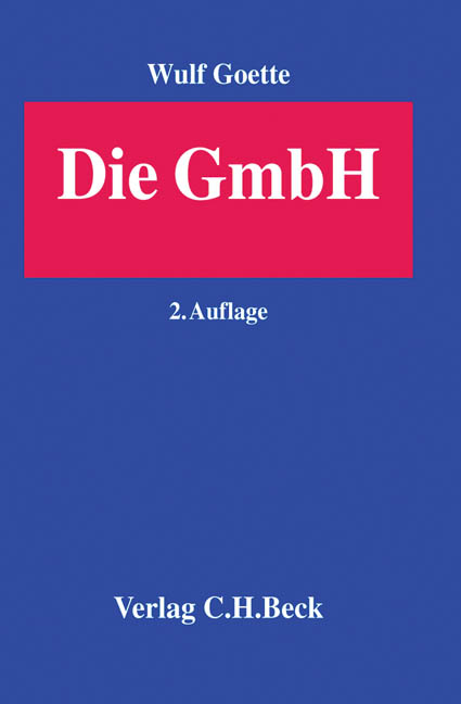 Die GmbH - Wulf Goette