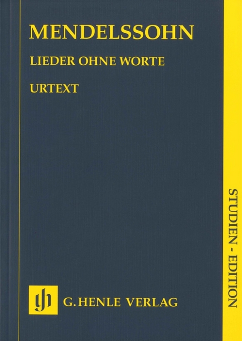 Felix Mendelssohn Bartholdy - Klavierwerke, Band III - Lieder ohne Worte - 