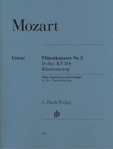 Wolfgang Amadeus Mozart - Flötenkonzert Nr. 2 D-dur KV 314 - 