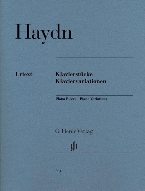 Joseph Haydn - Klavierstücke - Klaviervariationen - 