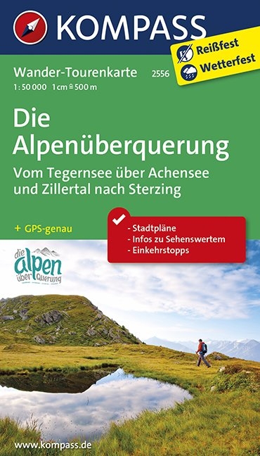 Die Alpenüberquerung, Vom Tegernsee über Achensee und Zillertal nach Sterzing - 