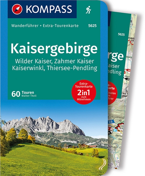 KOMPASS Wanderführer 5625 Kaisergebirge - Walter Theil