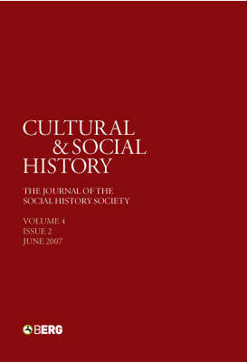 Cultural and Social History - 