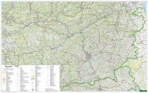 Steiermark, 1:200.000, Poster - 