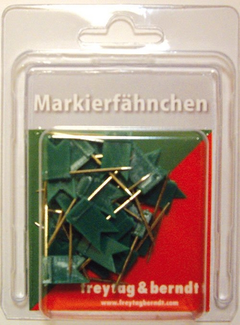 Pin Fähnchen grün - 