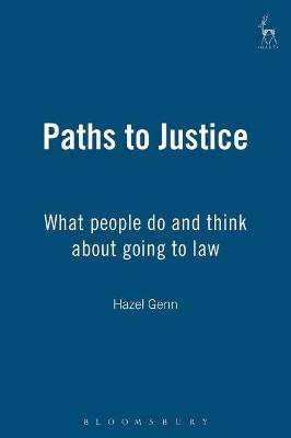 Paths to Justice - Hazel Genn