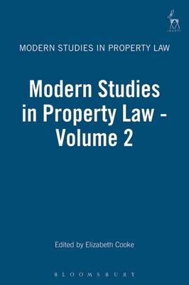 Modern Studies in Property Law - 