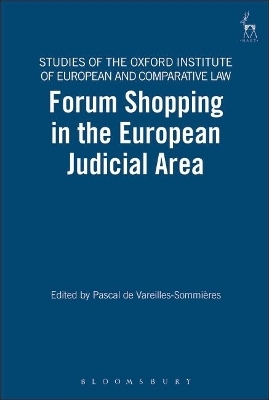 Forum Shopping in the European Judicial Area - 