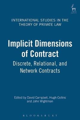 Implicit Dimensions of Contract - 