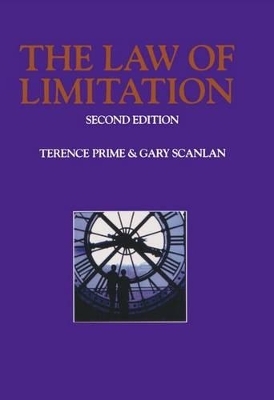 The Law of Limitation - Terence Prime, Gary Scanlan