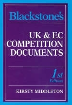 UK and EC Competition Documents - Kirsty Middleton