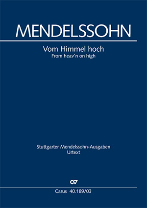 Vom Himmel hoch (Klavierauszug) - Felix Mendelssohn Bartholdy