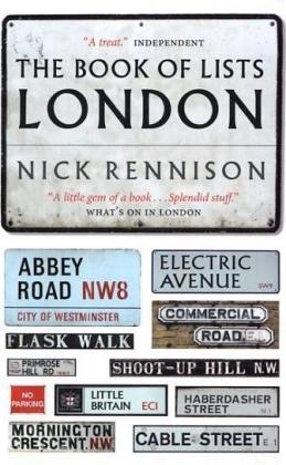 The Book Of Lists London - Nick Rennison