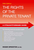 The Rights Of The Private Tenant - Roger Sproston