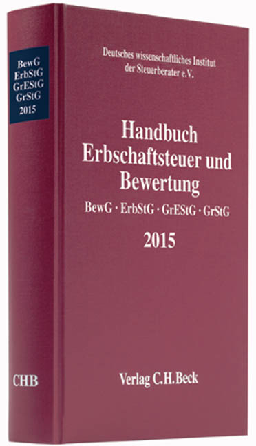 Handbuch Erbschaftsteuer und Bewertung 2015 - 