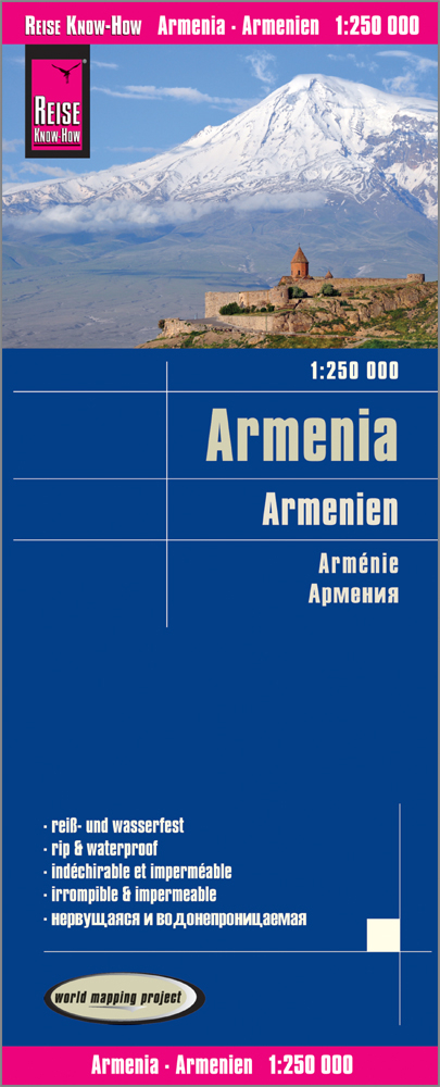 Reise Know-How Landkarte Armenien / Armenia (1:250.000) - Reise Know-How Verlag Peter Rump