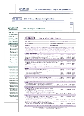 CSBS DP™ Record Forms - Amy M. Wetherby, Barry M. Prizant