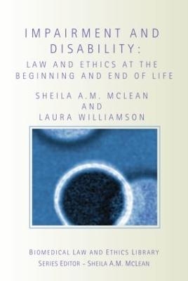 Impairment and Disability - Sheila McLean, Laura Williamson