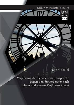 VerjÃ¤hrung der SchadenersatzansprÃ¼che gegen den Steuerberater nach altem und neuem VerjÃ¤hrungsrecht - Ute Gabriel