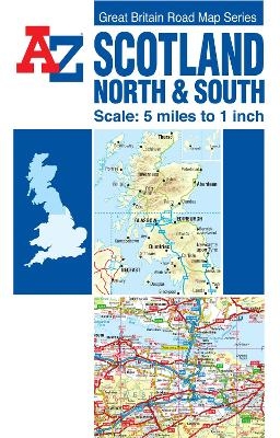 Scotland Road Map -  Geographers' A-Z Map Company