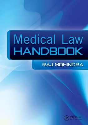 Medical Law Handbook - Raj Mohindra, Alison Davies