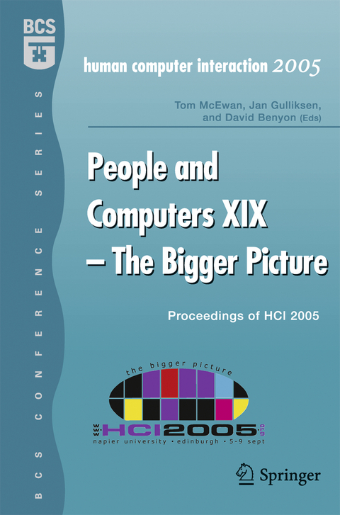 People and Computers XIX - The Bigger Picture - 