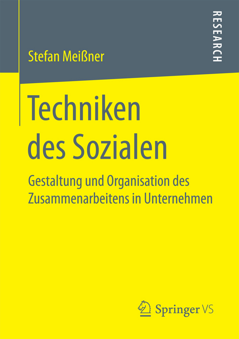 Techniken des Sozialen - Stefan Meißner