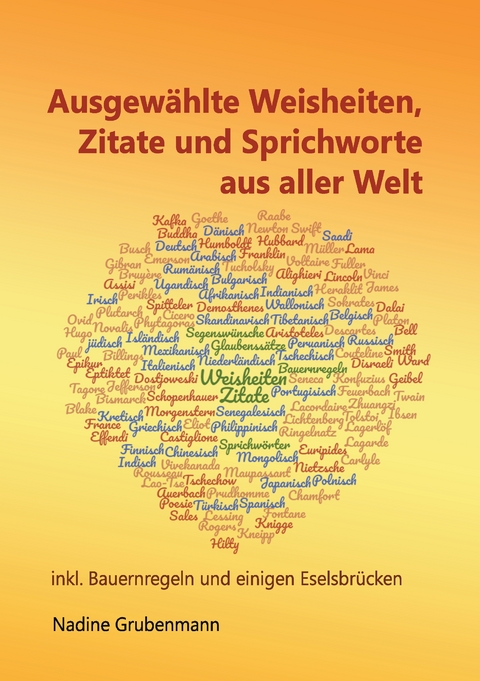 Ausgewählte Weisheiten, Zitate und Sprichworte aus aller Welt - Nadine Grubenmann