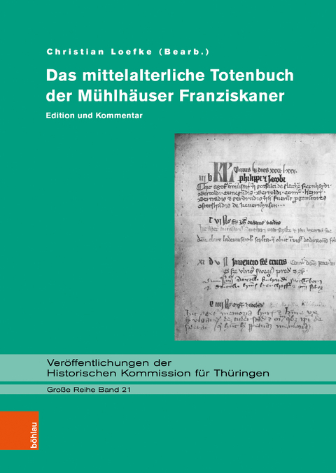 Das mittelalterliche Totenbuch der Mühlhäuser Franziskaner