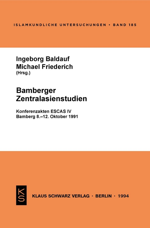 Bamberger Zentralasienstudien - 