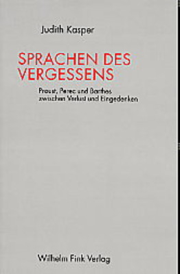 Sprachen des Vergessens - Judith Kasper