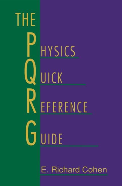 The Physics Quick Reference Guide - 